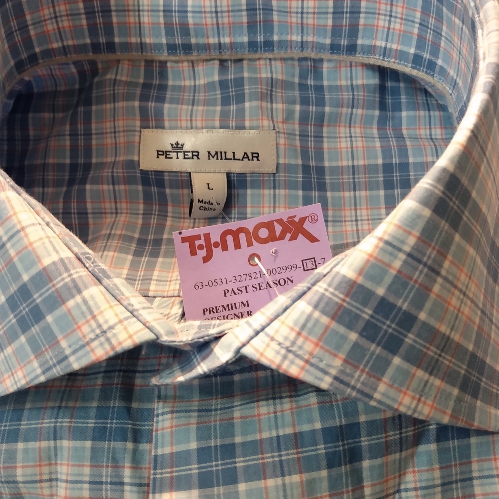 Men's Large long sleeve Peter Millar shirt